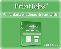 PrintJobs - Print your Labels, Envelopes, and Tent cards.