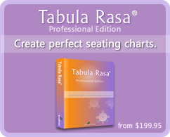 Tabula Rasa Professional Edition - Event Design + Event Seating software for wedding professionals.